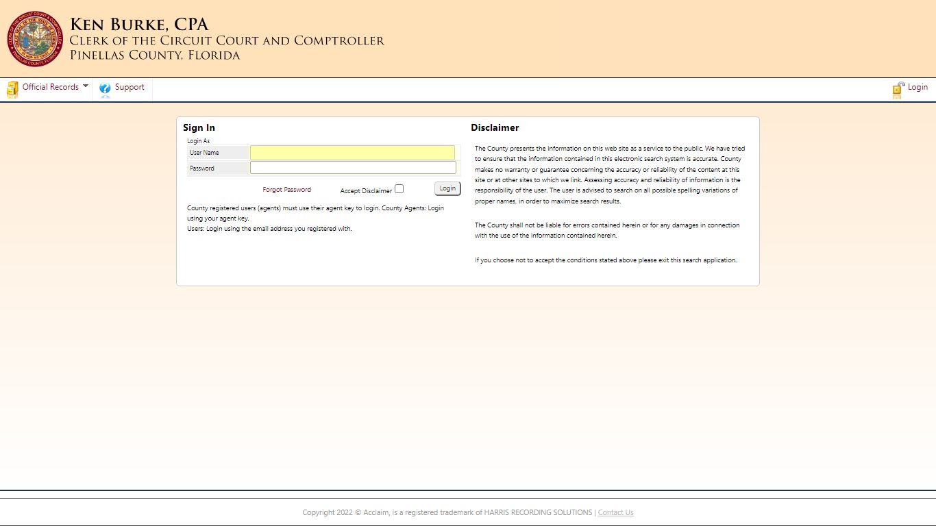 Pinellas County Public Records