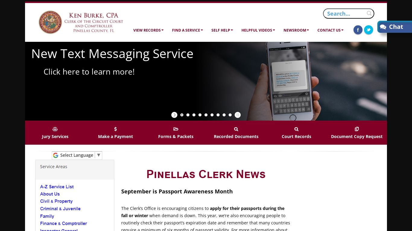Pinellas County Clerk of the Circuit Court and Comptroller