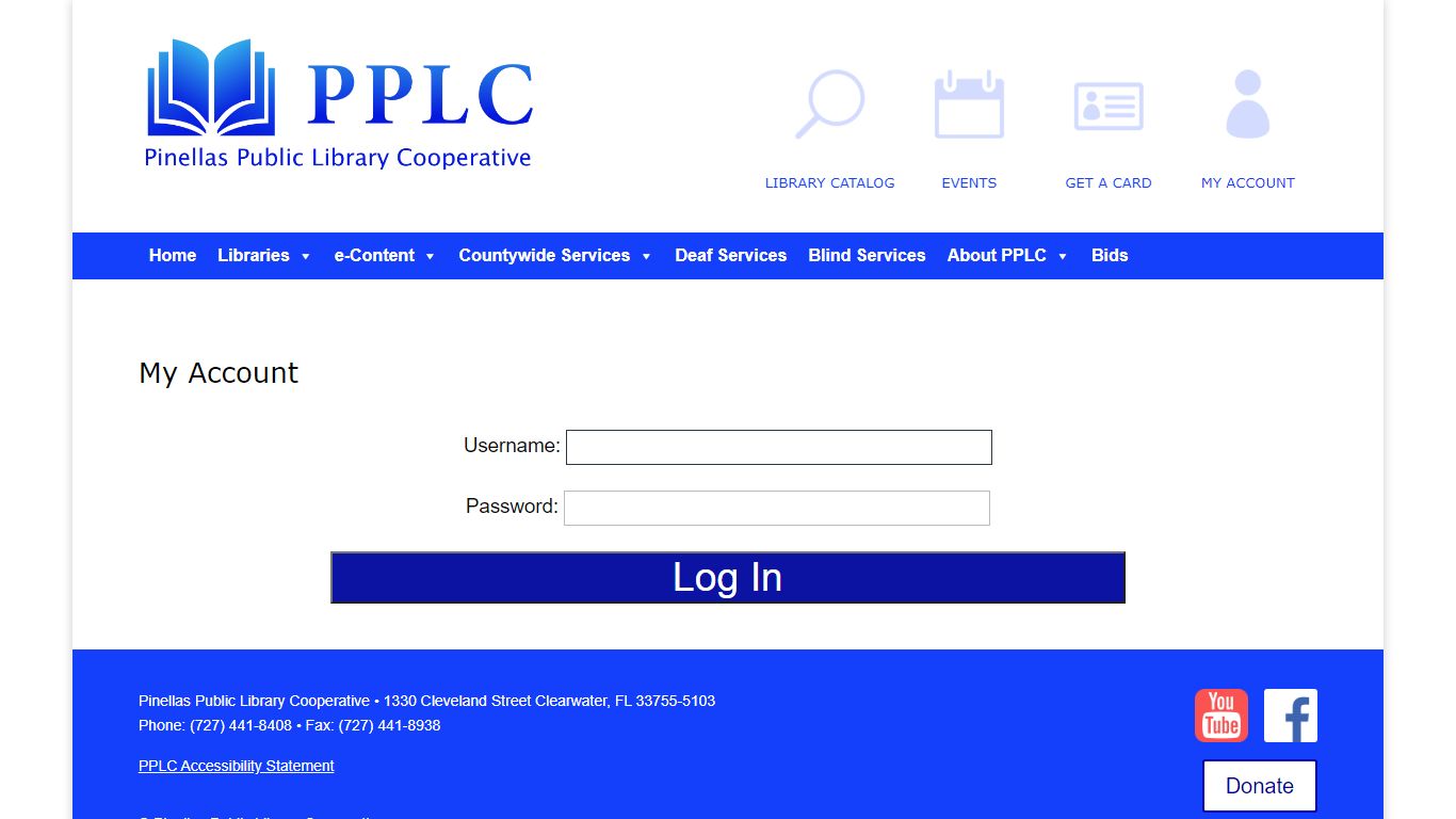 My Account | PPLC